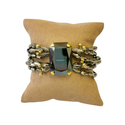 Pulsera 394 Jet Hematite