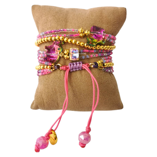 Pulsera 410 Rosa